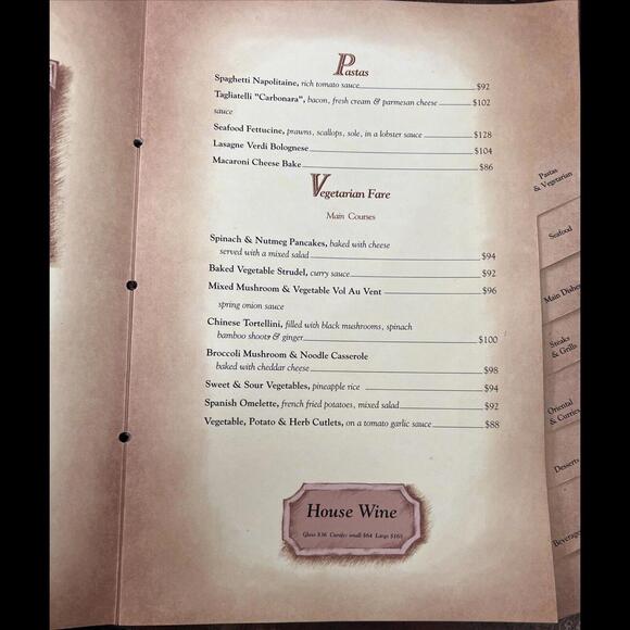 Vtg Hong Kong JIMMY’S KITCHEN MENU RARE HTF LUXURY DINING 9x12” - Picture 11 of 16